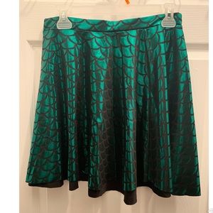 Mermaid Scale Skater Circle Skirt
